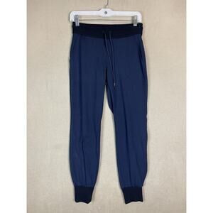 Athleta‎ Pants Womens XSP Blue Flux Pull On Athletic Jogger Tapered Drawstring